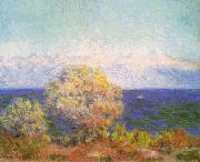 Claude Monet At Cap d'Antibes, Mistral Wind Norge oil painting reproduction